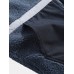 Mens Letter Embroidered Patchwork Plush Warm Hoodie Jacket With Pocket
